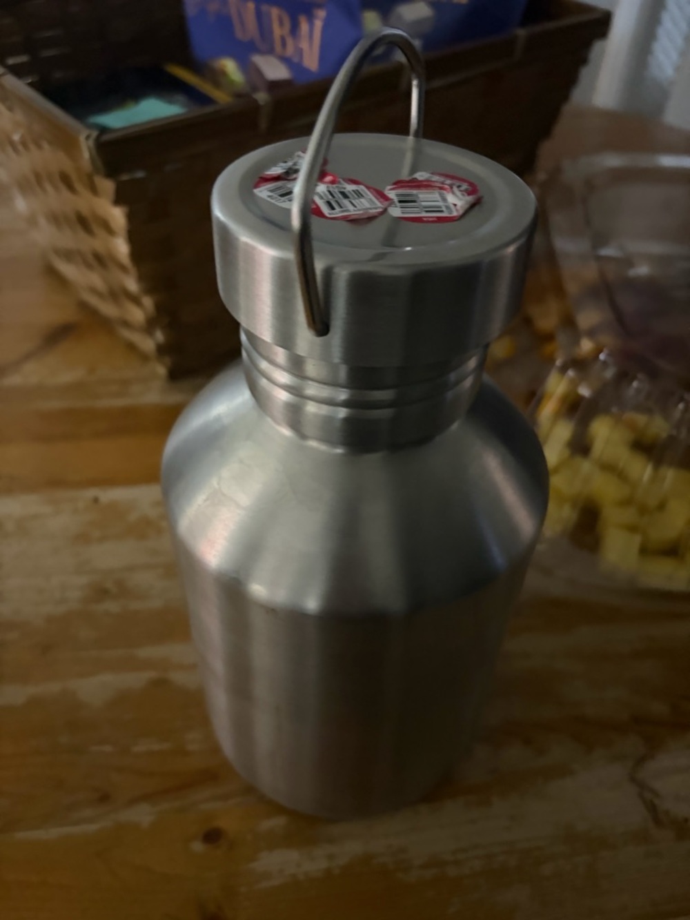 Stainless Steel FUCKASS Water bottle - Silver